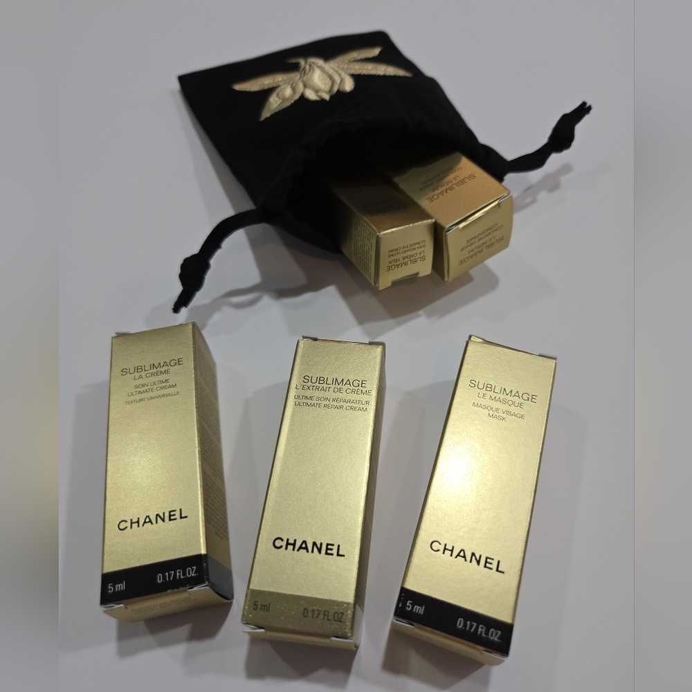 Chanel Sublimage 8 Pieces Travel Size Skincare Set With Sublimage Pouch - Picture 10 of 13